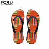 Afro Tribal Style Flip Flops