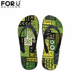 Afro Tribal Style Flip Flops