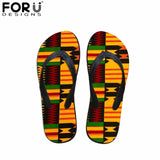 Afro Tribal Style Flip Flops