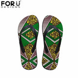 Afro Tribal Style Flip Flops