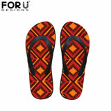 Afro Tribal Style Flip Flops