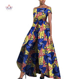 African Design Off Shoulder Elegant Jumpsuit