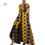 African Design Off Shoulder Elegant Jumpsuit