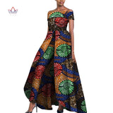 African Design Off Shoulder Elegant Jumpsuit