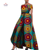 African Design Off Shoulder Elegant Jumpsuit