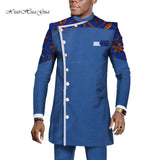 African Men Long Sleeve Shirt & Pants 2 Pc Set