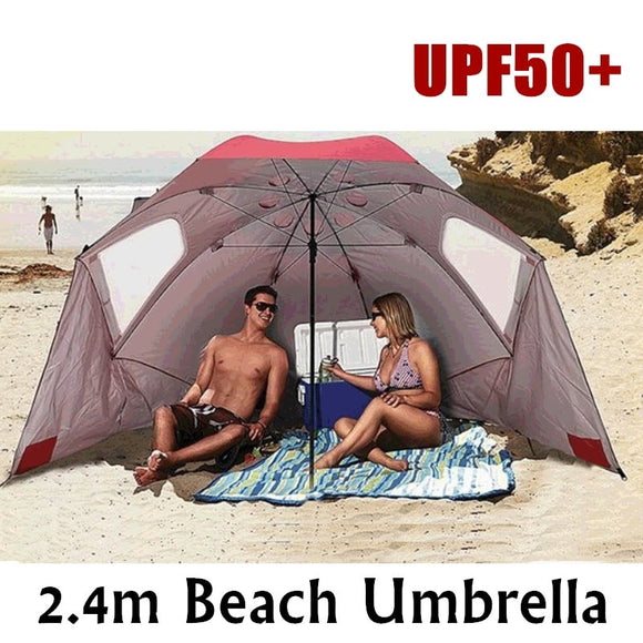 2.4m Large Beach Umbrella