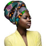 Ethnic Ankara Headscarf Wrap Cover