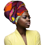 Ethnic Ankara Headscarf Wrap Cover