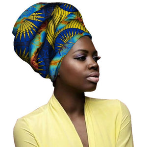 Ethnic Ankara Headscarf Wrap Cover