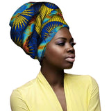 Ethnic Ankara Headscarf Wrap Cover