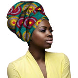 Ethnic Ankara Headscarf Wrap Cover