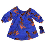 Women Tribal Print Off Shoulder Mini Dress