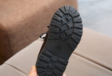Girls Black Patent Leather Oxford Shoes