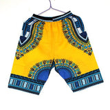 African Dashiki 100% Cotton Short Pants