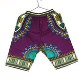 African Dashiki 100% Cotton Short Pants