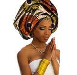 African Fashion Print Cotton Headwear